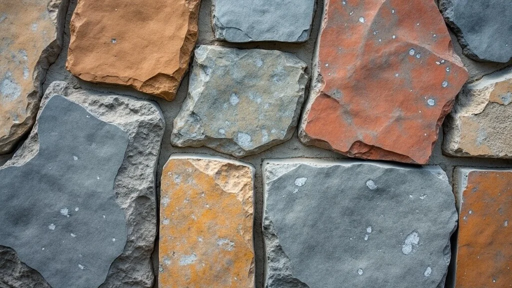 Close-up of flagstone stones	