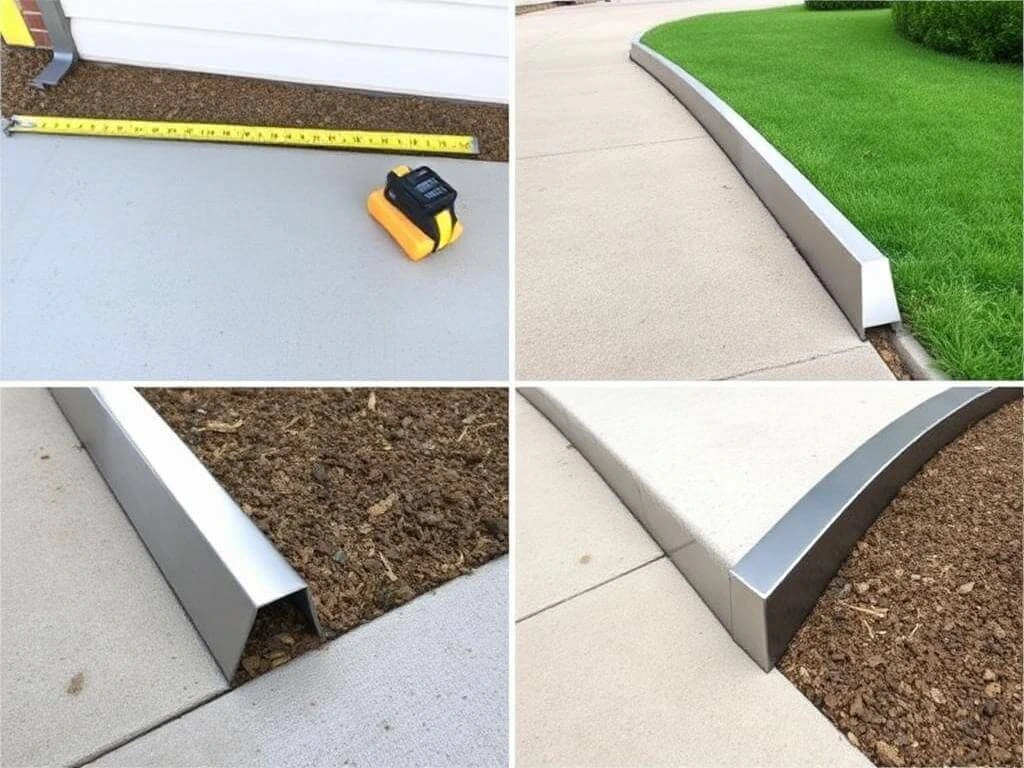 Installing Metal Landscape Edging	