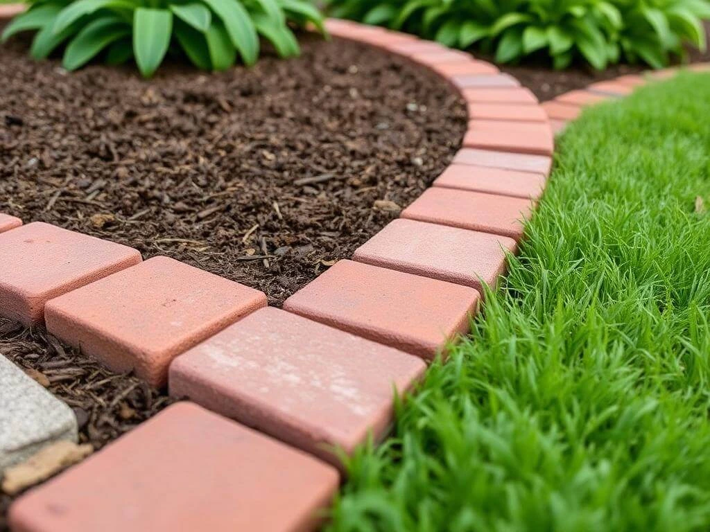 Creative Landscaping Bricks Garden Edges	