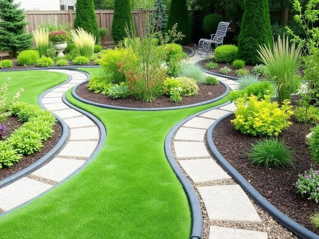 Creative Landscaping with Rubberific Landscape Edging	