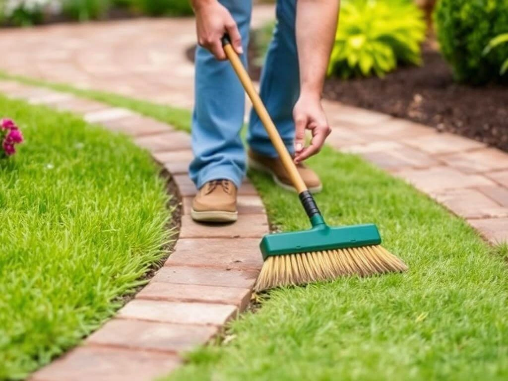 Maintenance of Landscaping Bricks in Garden	