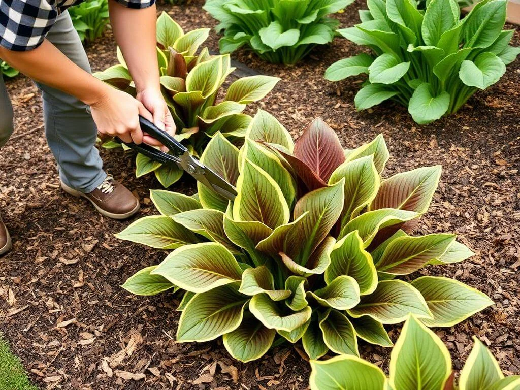 Maintaining and enhancing hosta landscape uses with regular care