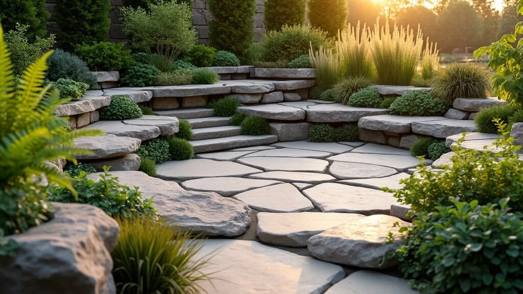 Flat Rock Patio Design	