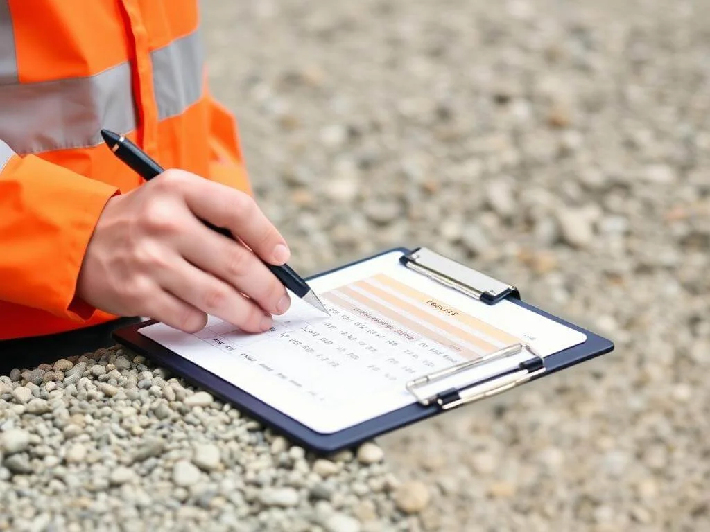 Calculating gravel rock project costs.	