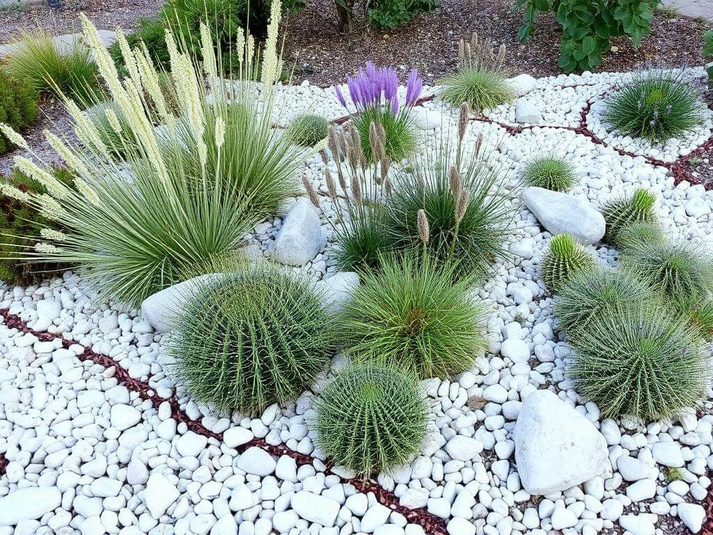 White Stone Hardscaping Features	