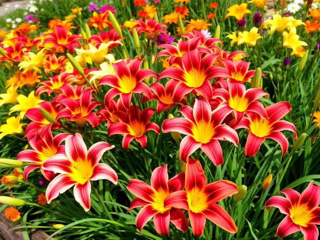 Daylily Landscape Uses in Full Bloom