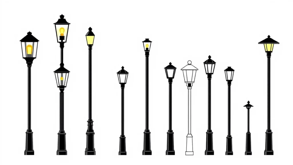 Types of outdoor post lights	